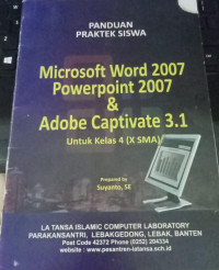 Image of Panduan Praktek Siswa