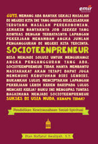 Image of Socioteenpreneur (Pendidikan Kewirausahaan Sosial-spiritual)
