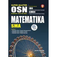 Super Master OSN Olimpiade Sains Nasional Matematika SMA